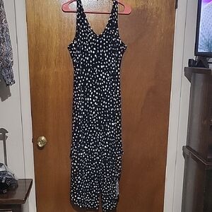 NWT Tiana B Black White Jumpsuit Size Large